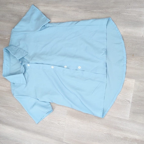 3 for $20 Never worn baby blue button down tshirt - Picture 3 of 3